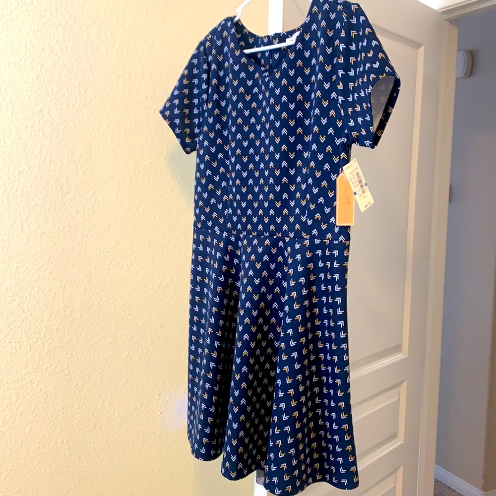 Copper Key Navy Dress